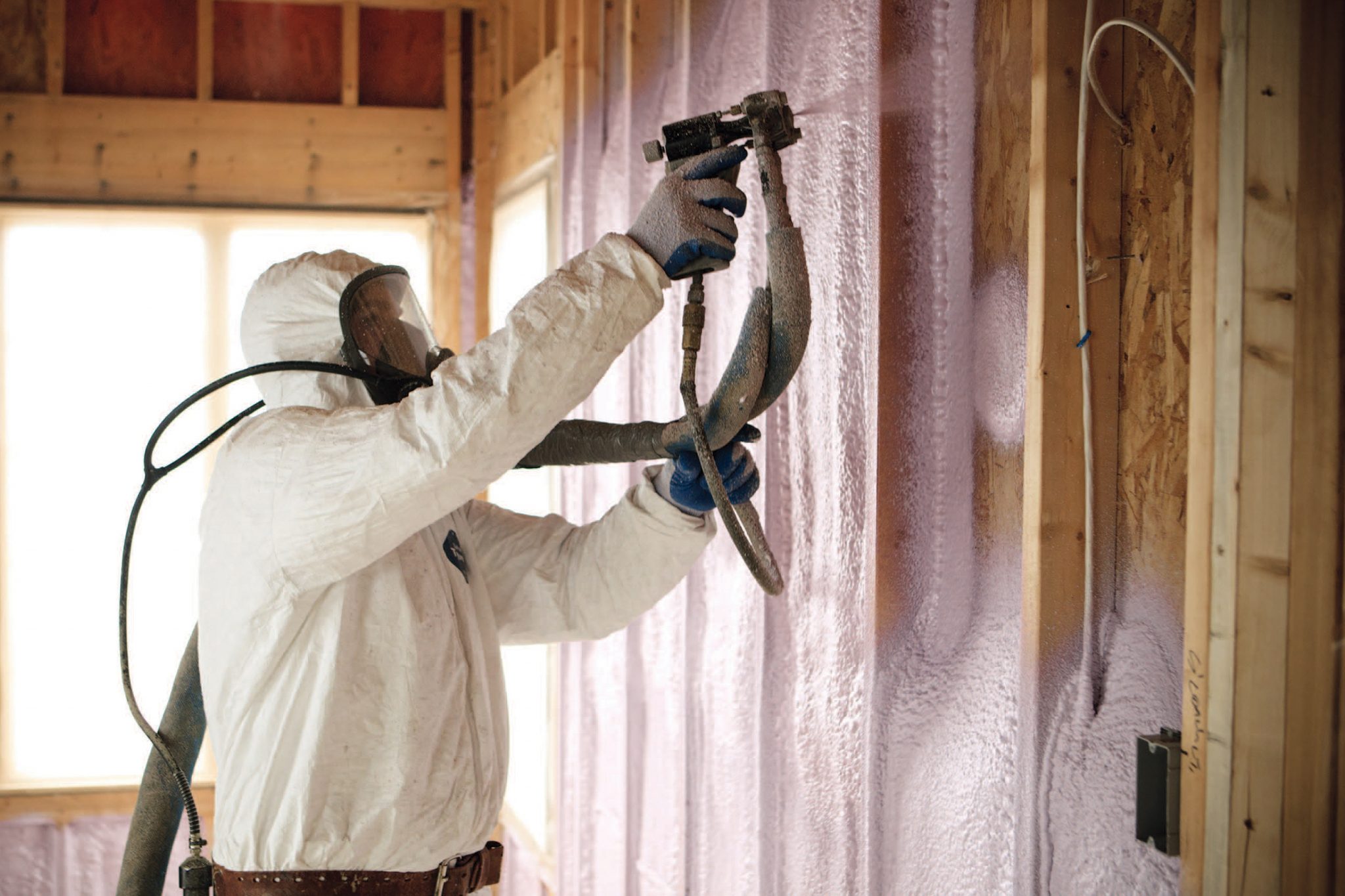 Professionally installed spray foam insulation by Ottawa contractor Conger Insulation